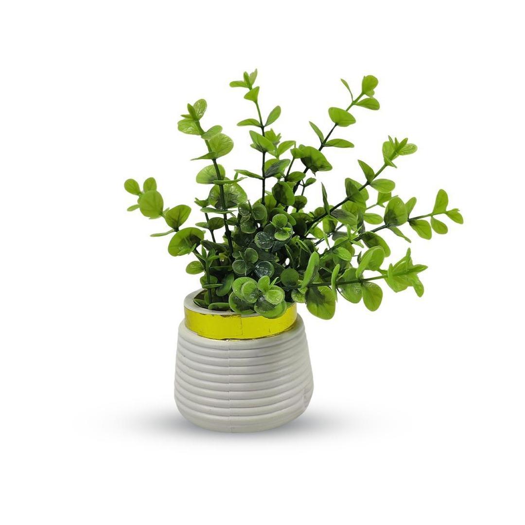 Modern Abstract Decorative Piece - 2 Pcs - Artificial Planter Set