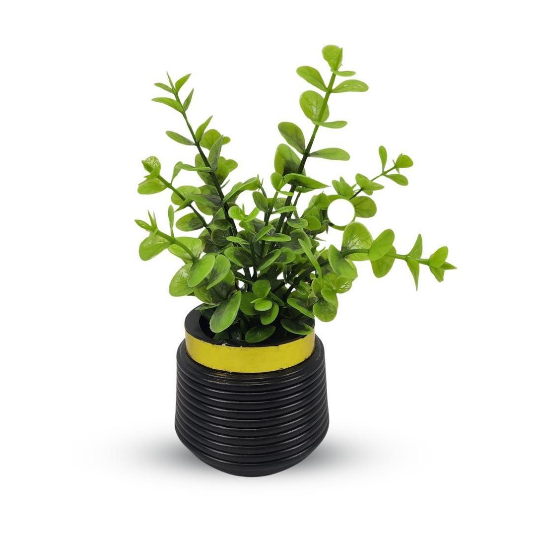 Modern Abstract Decorative Piece - 2 Pcs - Artificial Planter Set
